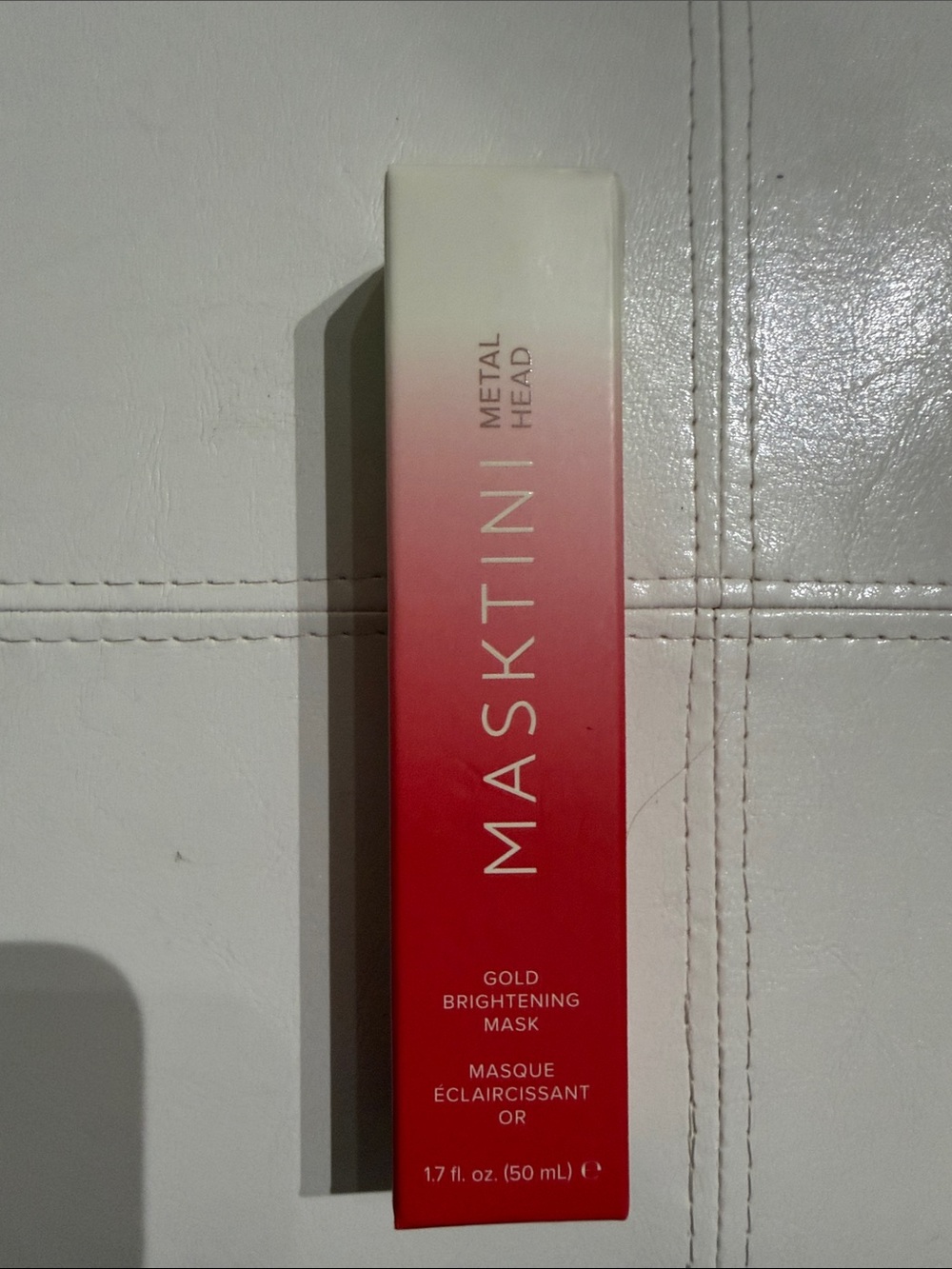 Martini Metal Head Gold Brightening Mask - Red
